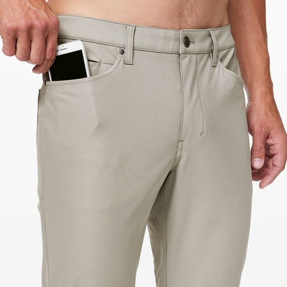 Lululemon Men's ABC Pant Slim *Warpstreme  Riverstone | 28 - Picture 10 of 13